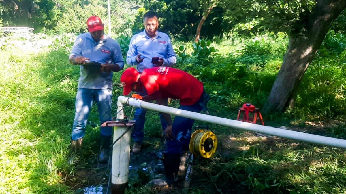 verificación de calidad y caudal en pozos de la ciudad
